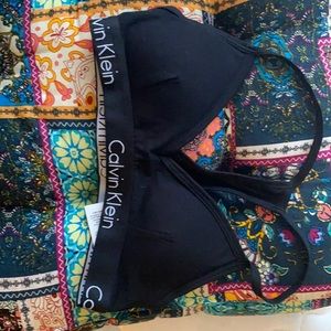 calvin klein sports bra new